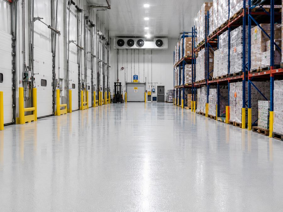 Cold storage facility epoxy floor, Riverview, FL