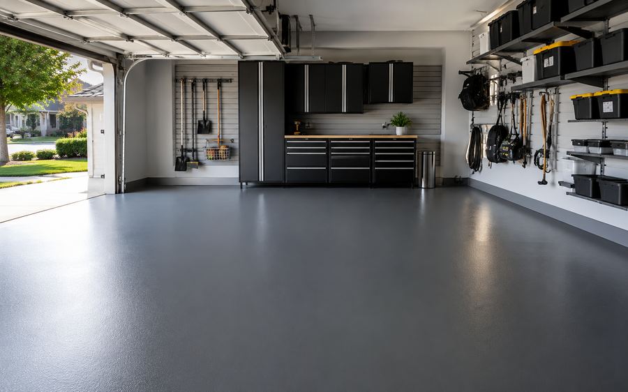 Garage floor epoxy coating
