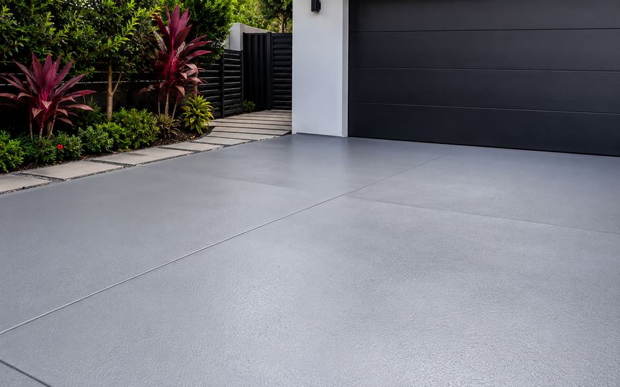 Concrete coating finish